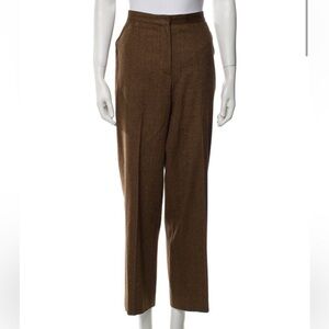 Max Mara wool and angora trousers